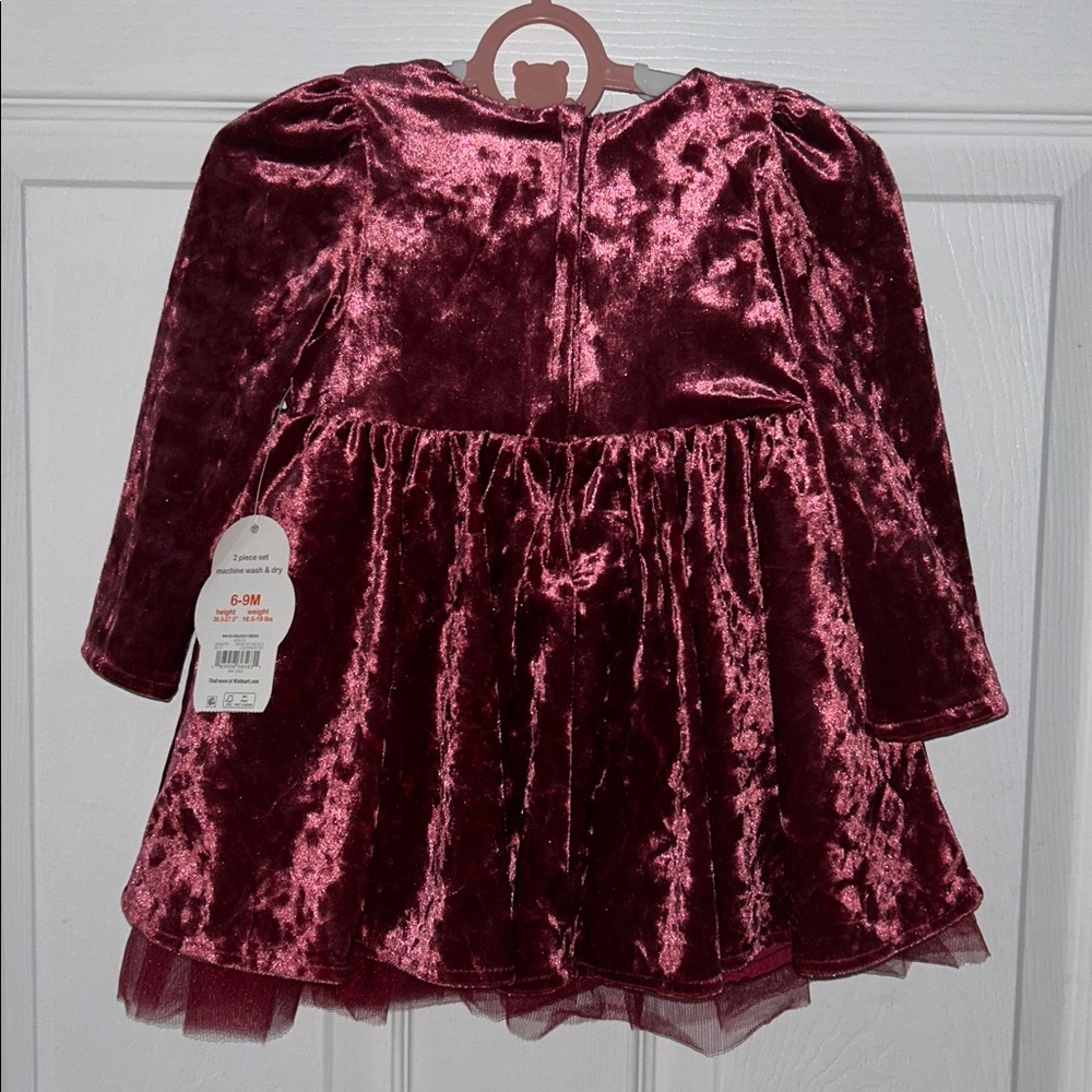 Wonder Nation Velvet Pink Dress - Picture 2 of 6